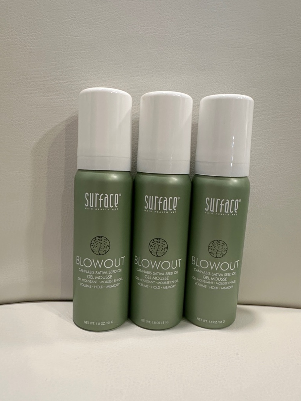 Surface Blowout Gel Mousse - Travel Size
 (Set of 3)